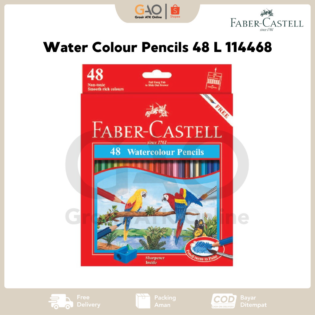 

Water Colour Pencils 48 Long Faber-Castell 114468