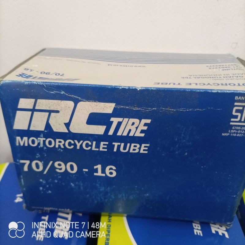 ban dalam 70/90-16 irc ban skywave depan