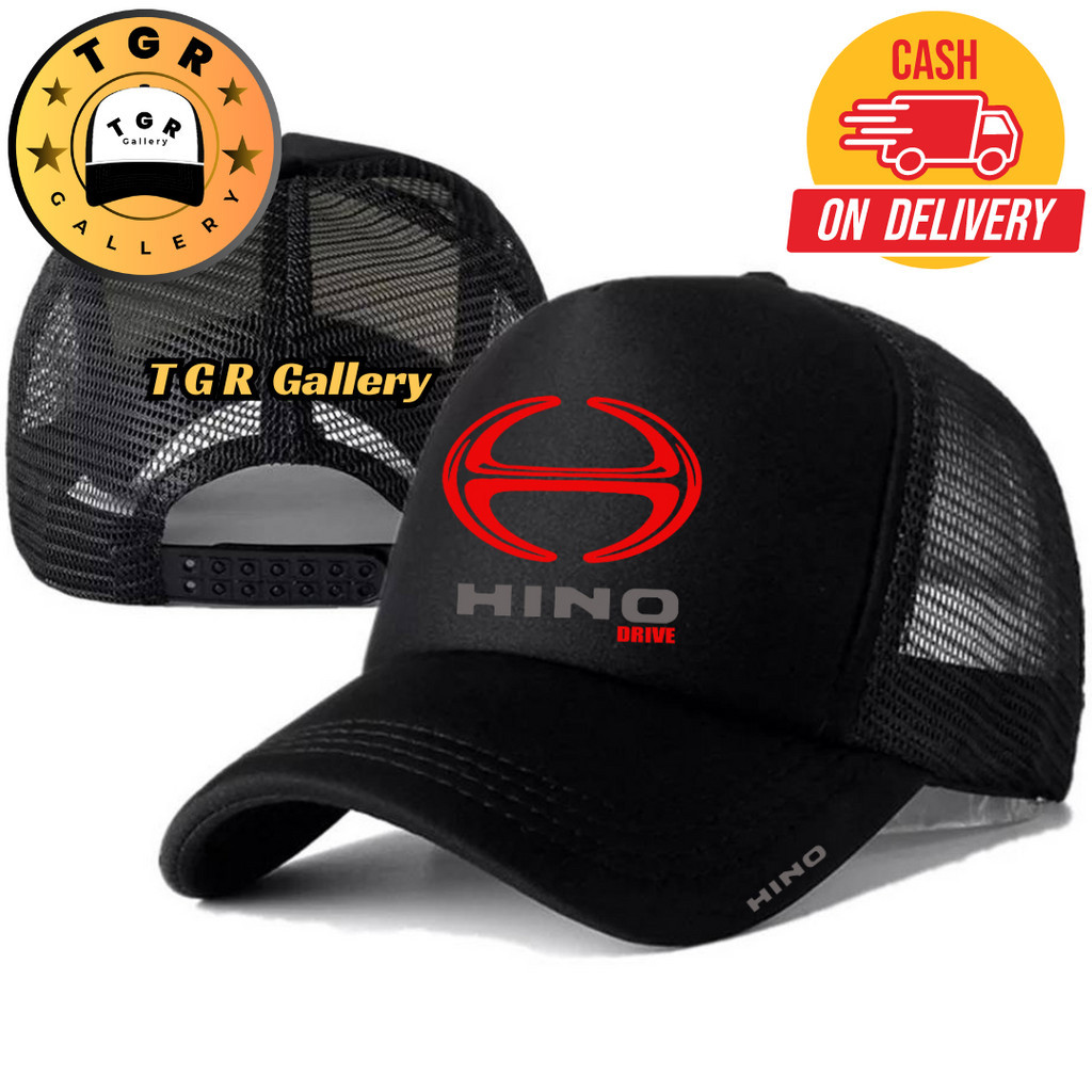 TGR Gallery Topi Trucker HINO - Topi Distro HINO Logo - Topi HINO Premium - Topi Pria Dewasa - Topi 