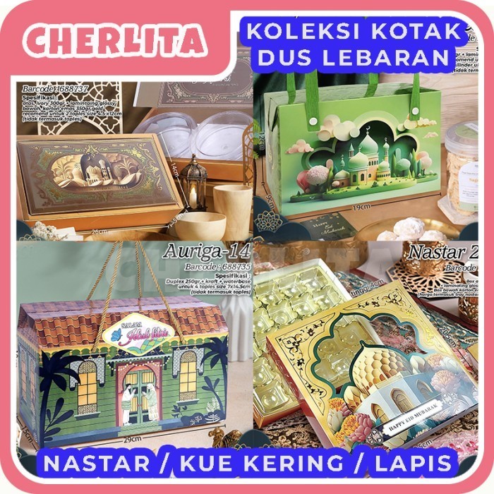 Dus Kue Idul Fitri Lebaran Ramadhan Box Kardus Lapis Legit Kue Kering