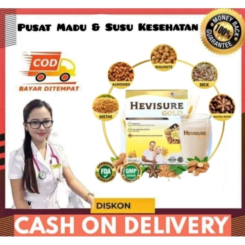 

HEVISURE GOLD MILK SUSU DIABETES KENCING MANIS INSULIN PANKREAS