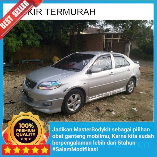 Original Aksesoris Bemper Mobil aksesoris mobil BODYKIT VIOS VIPER GEN 1 2003-1006 NYA  LHO