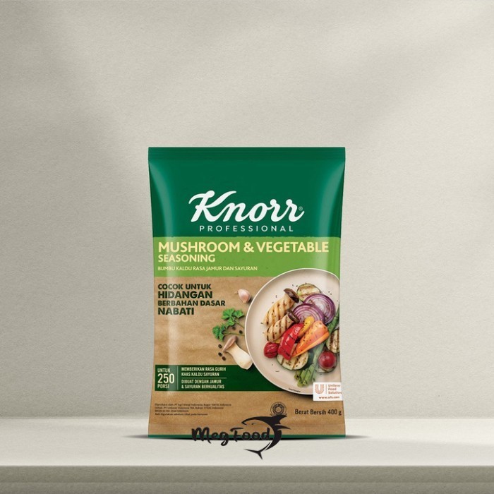 

Knorr Professional Mushroom & Vegetable Seasoning | Kaldu Jamur 400 gr