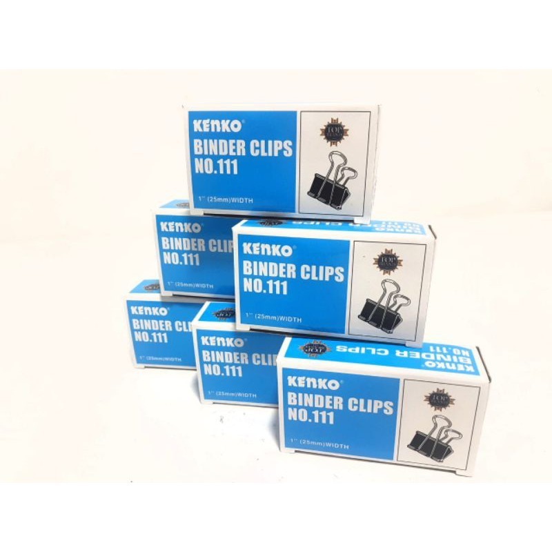 

COD Harga Grosir ( Per Dus /12 Boxes) Binder Clip Penjepit KENKO No.111 Top Brand