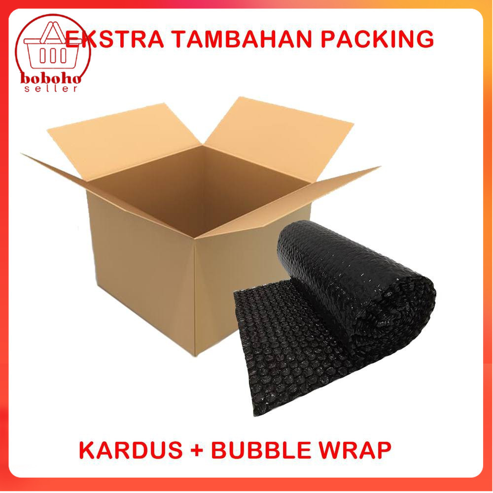 

Dus / Kardus / Bubblewrap Khusus Kosmetik Tambahan Keamanan Packing Kosmetik