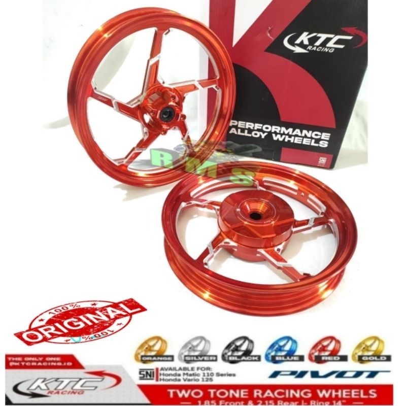 KTC 2023 Velg Pelek racing Vario 125 Vario 150 Beat fi Beat Pop Beat Street Beat Deluxe Scoopy Spacy