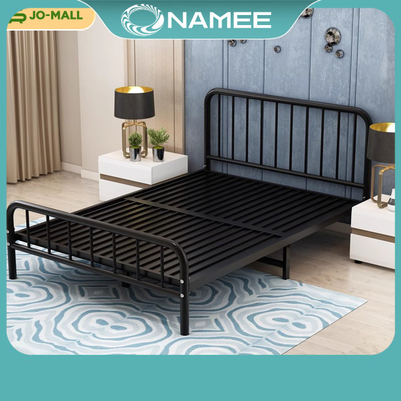 NS Rangka tempat tidur besi tempat tidur dipan