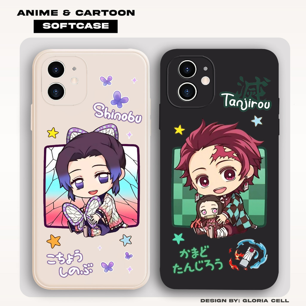 Case Vivo Y15S Y16 Y17S Y12 Y20 Y22 Y36 Y27 Y01 Y30 Y50 Y53 Y1S Y91 V15 V20 S1 Demon Slayer Tanjiro 