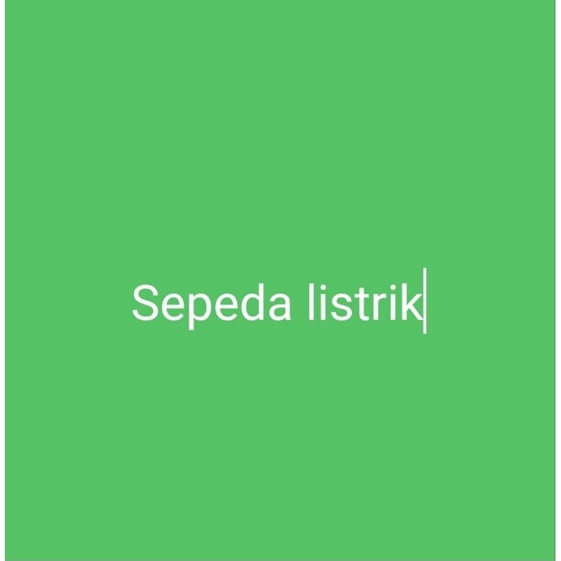 Sepeda listrik uwinfly R7s