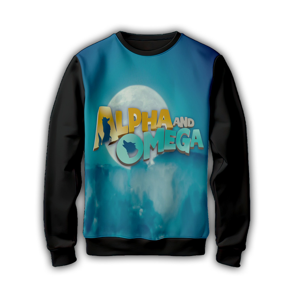 Sweater Anak Animasi Alpha and Omega Jaket 3D Kartun Alpha and Omega 07CD007 _SW Untuk Usia 1-12 Tahun