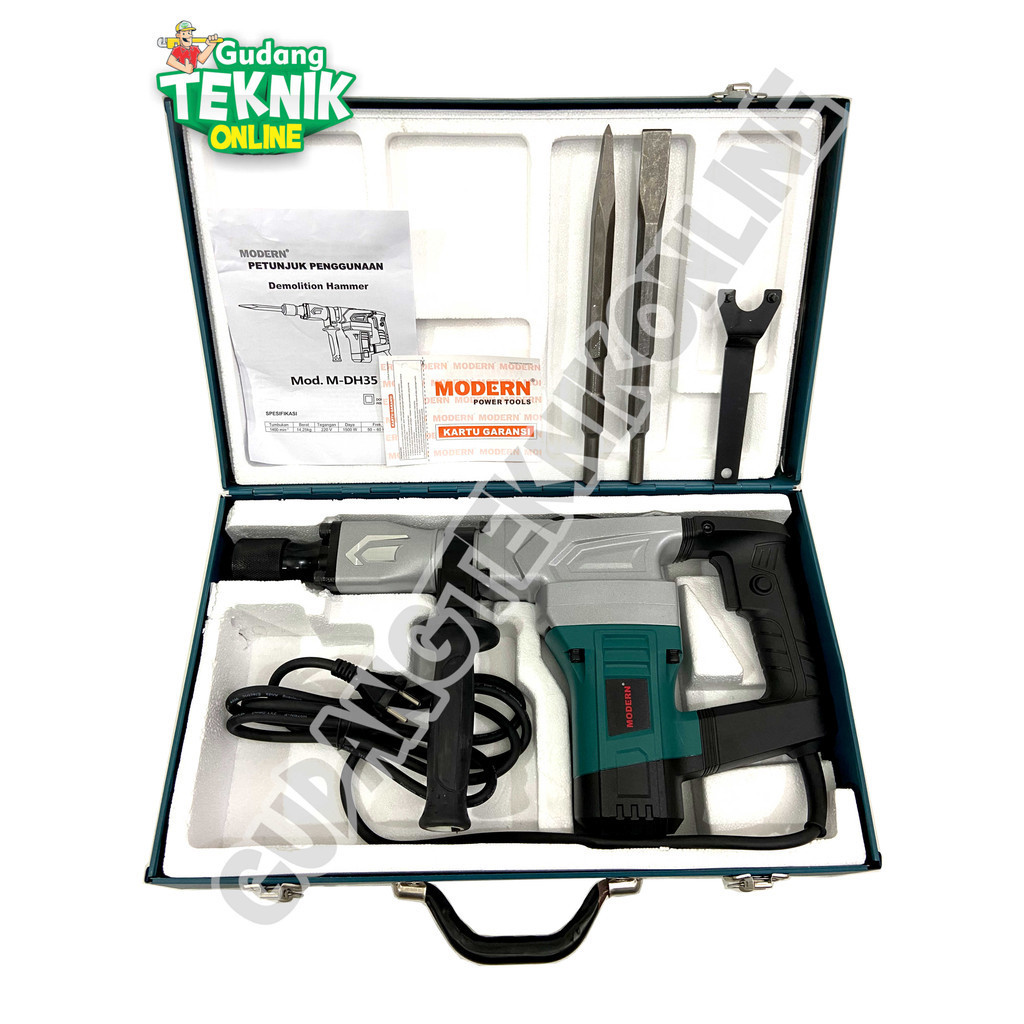 Mesin Bor Bobok Tembok Beton DH-35 MODERN Demolition Hammer Jack Hammer MODERN DH35