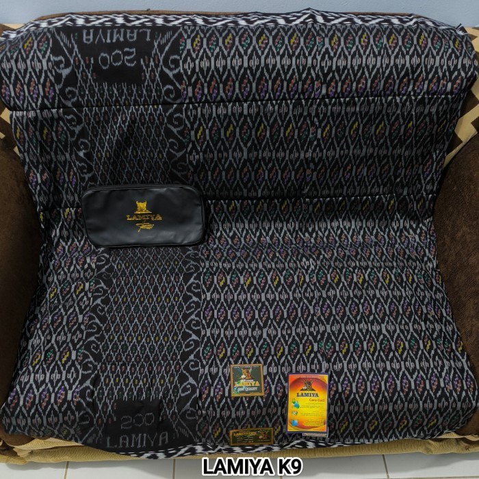 Sarung Lamiya Kawung Mesres Jahit Tengah
