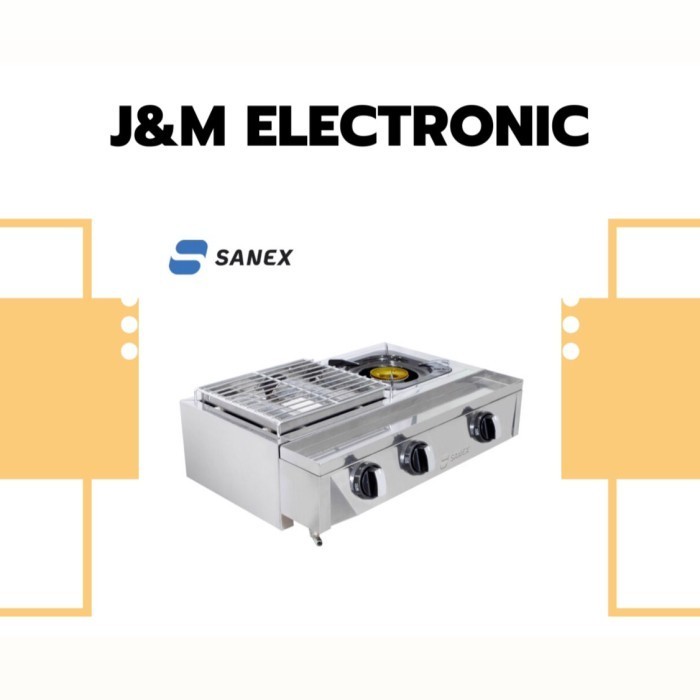 sanex kompor gas panggangan 2 in 1 sanex SN-KKP128