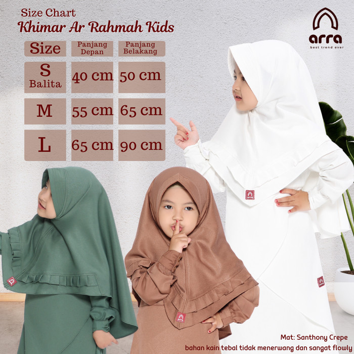 Baju Seragam Lebaran Keluarga Muslim Koko Gamis Dewasa Anak Warna Milo - KERUDUNG KIDS, S