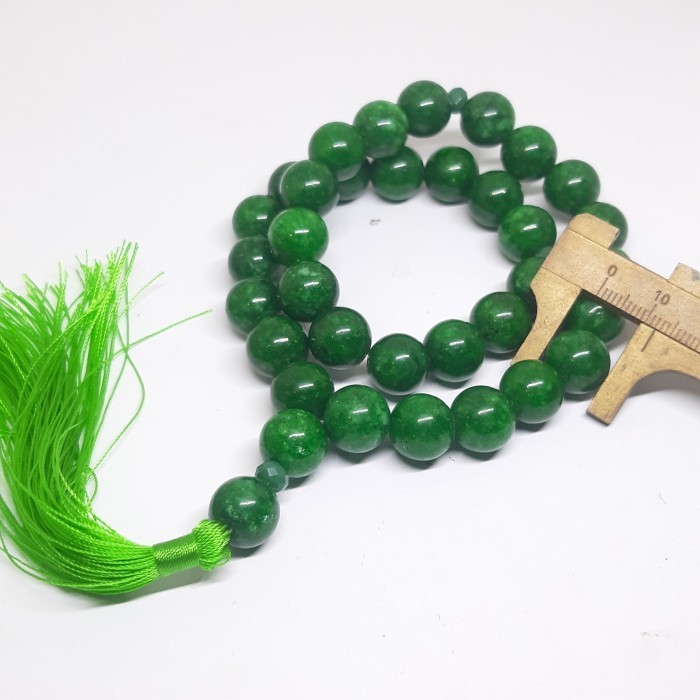 TASBIH BATU GIOK  12MM 33BUTIR