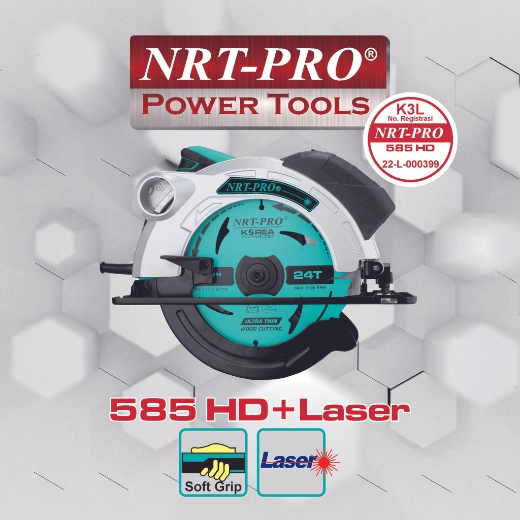 CIRCULAR SAW + LASER 585 HD NRT-PRO