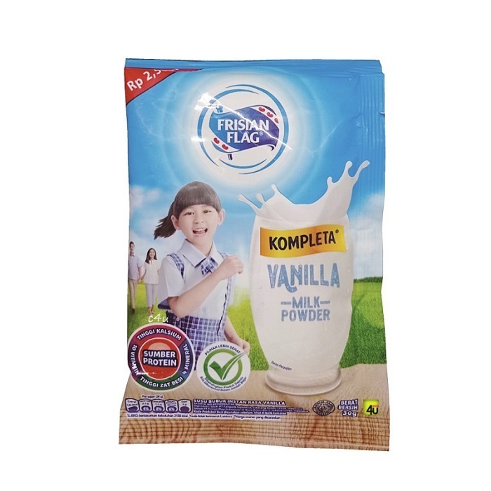 

Kompleta Susu Bubuk Berkualitas Frisian Flag Rasa VANILLA