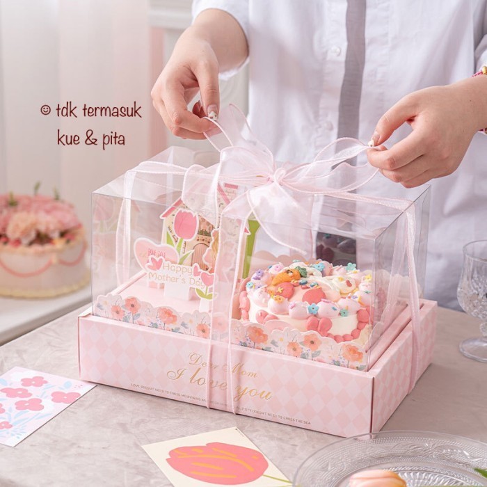

Kotak Kado 3D Hari Ibu K5548 K55 Happy Mother's Day Gift Box dus Kue