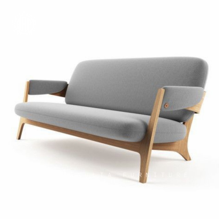 Bangku santai terbaru sofa unik kayu jati