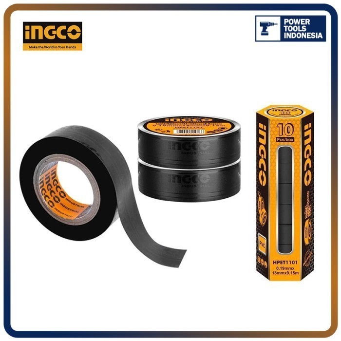 

Isolasi Listrik PVC Insulating Tape INGCO HPET1103 HIgh Quality HD