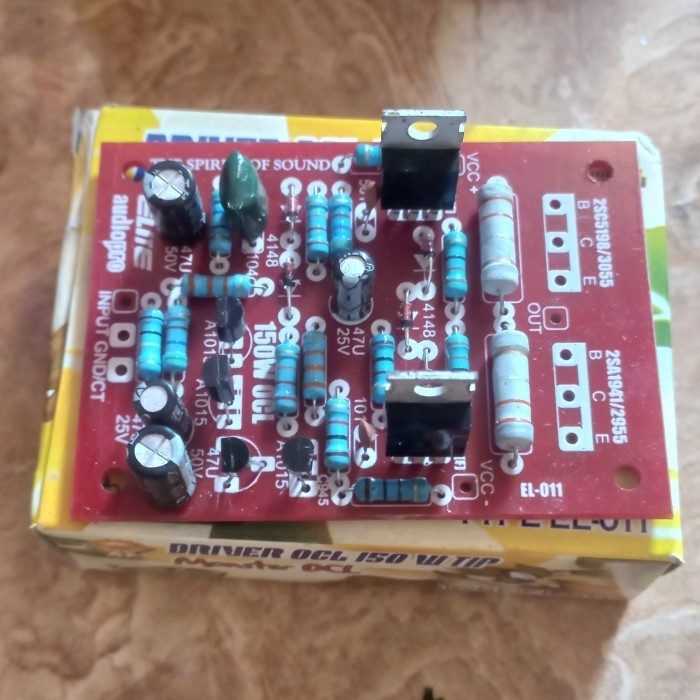 kit driver ocl tip 150 watt mono power amplifier 300w 300watt w watt 150w