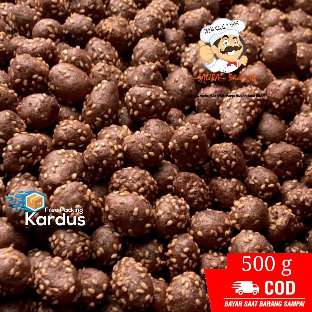 

MAKANAN RINGAN CIPUT WIJEN COKLAT 500g / ONDE MINI KUNING - SALIRA SNACK | SNACK KILOAN MURAH / GRATIS ONGKIR