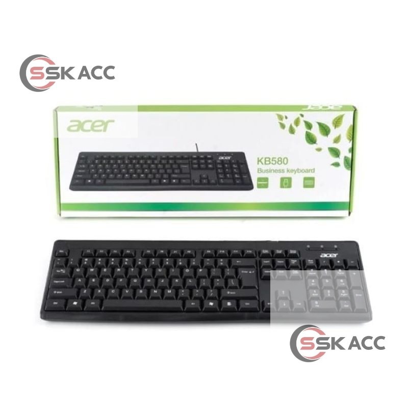 KEYBOARD ACER KB580 KEYBOARD WIRED ACER KEYBOARD USB BRANDED SSKACC-KOMPUTER