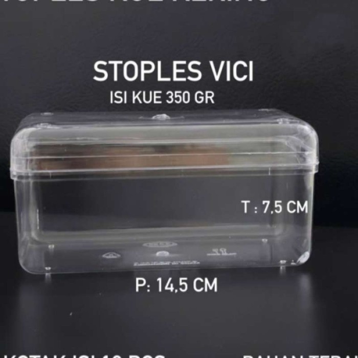 GOJEK GAYA BARU GB TOPLES NASTAR VICI PERSEGI DESSERT BOX 350 GRAM