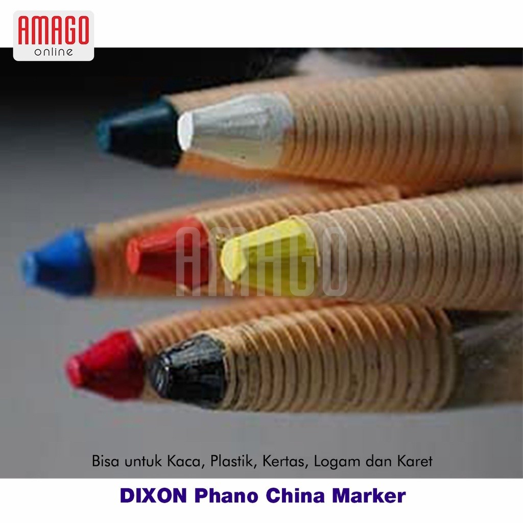 

DIXON Phano China Marker (Pensil permukaan Kaca) - Pilih Warna - Harga Satuan