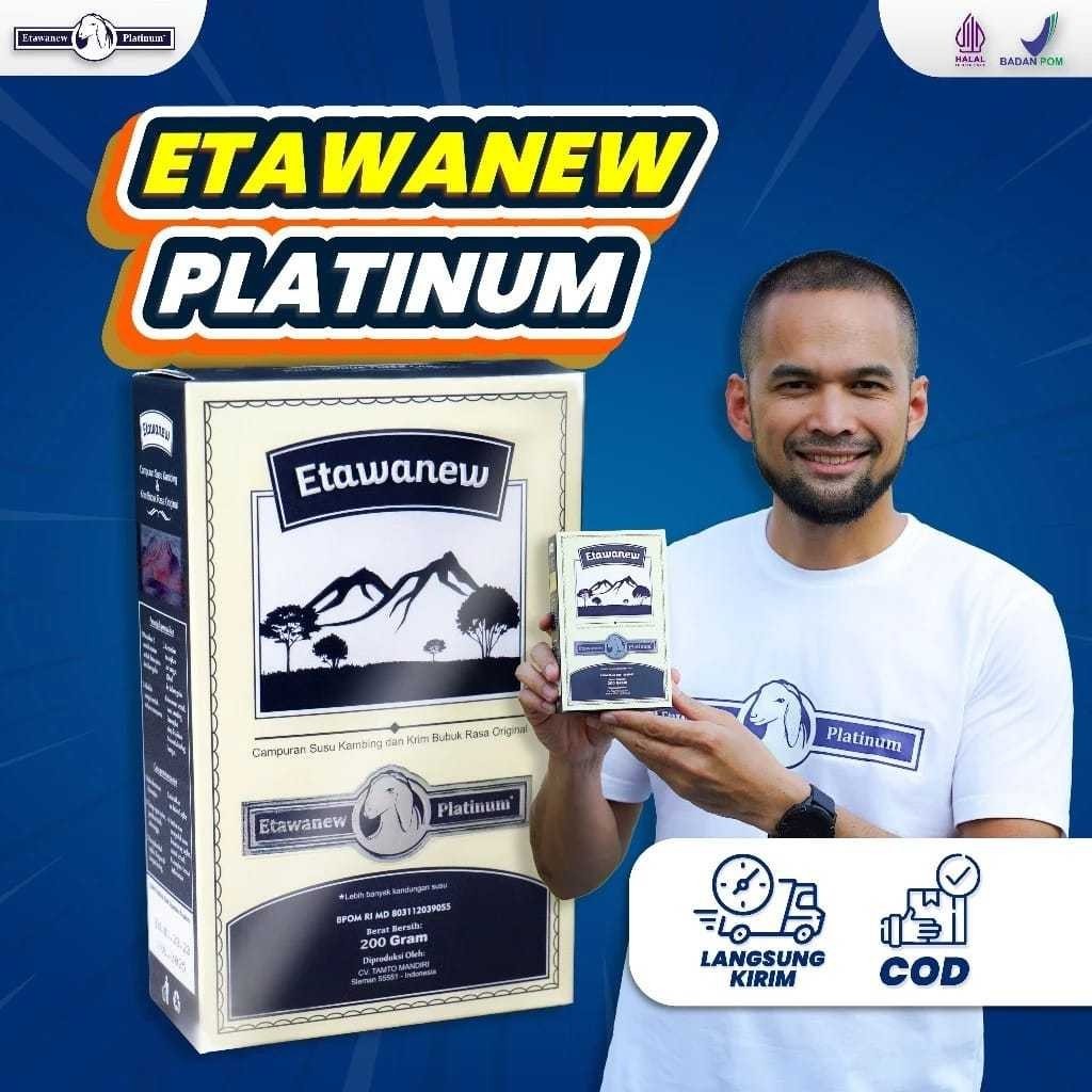 

PROMO !!! ETAWANEW PLATINUM ORIGINAL - SUSU KAMBING ETAWA - SOLUSI GANGGUAN PERNAPASAN - COCOK UNTUK PEROKOK