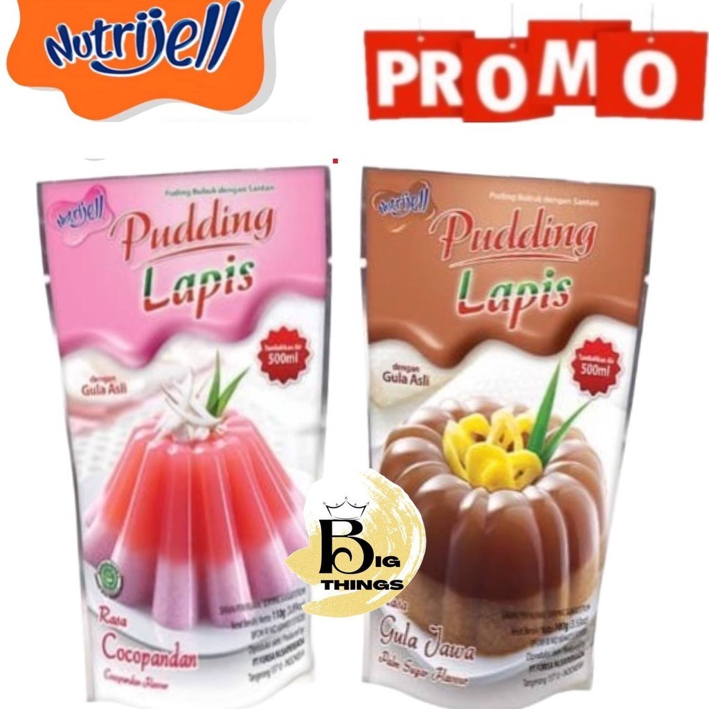 

Pudding Lapis Rasa Gula Jawa Cocopandan By Nutrijel Forisa Powder Bubuk