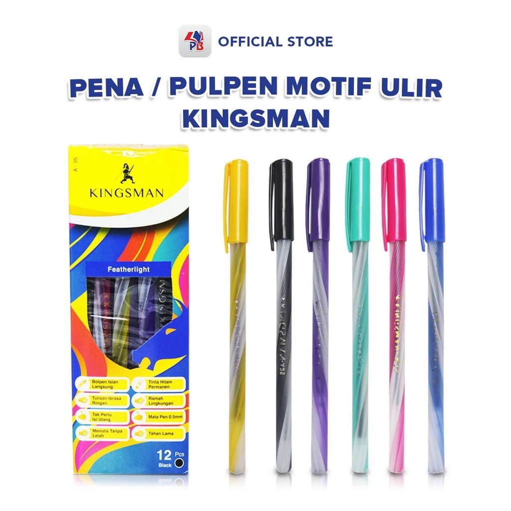 

Tips Memilih Pulpen yang Tepat untuk Meningkatkan Kualitas Tulisan - Pulpen Pena Lilin Ulir Spiral Kingsman Kecil Satuan Bolpoin Ulir 05 MM Transparan Berwarna