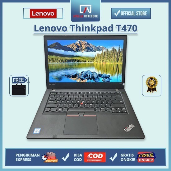 Laptop Lenovo Thinkpad T-Series T460 / T470 / T480 /T460s / T470s  Intel Core i5 i7 SSD - Second Mur