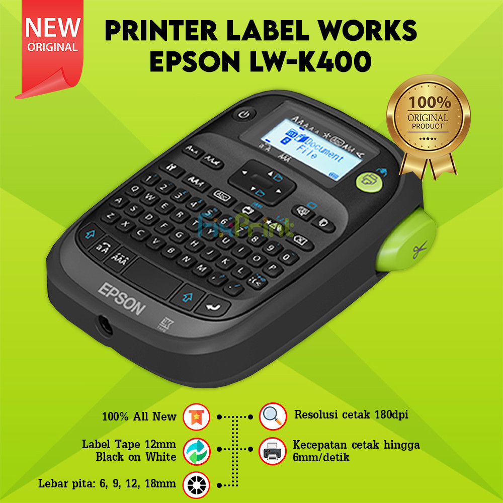 

Epson Label Works LW-K400 Label Pengganti Printer Label LW-400
