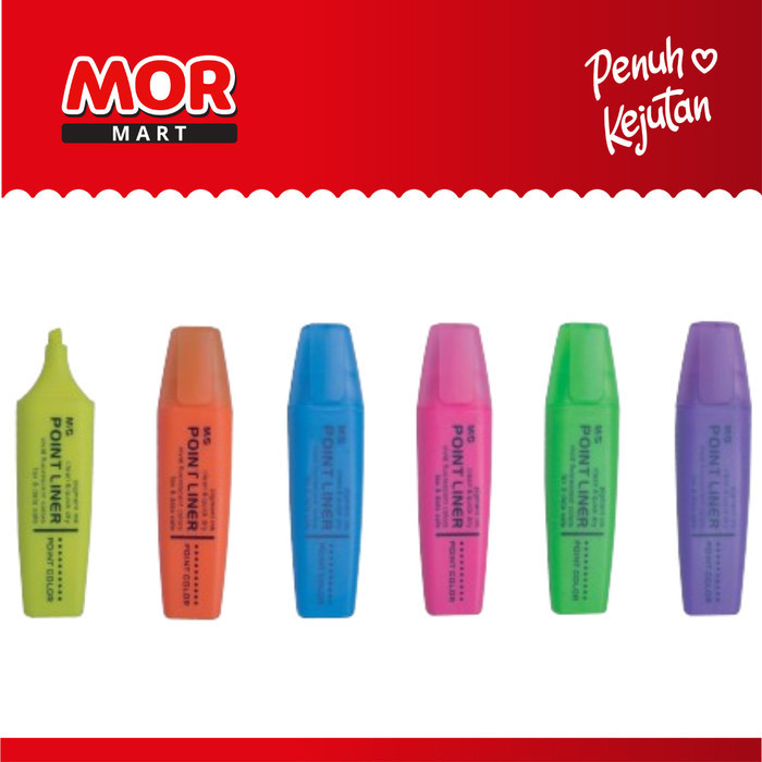 

M&G Scented Highlighter 6 Color AHM21571 Spidol Berwarna