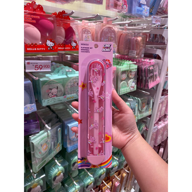 Miniso x Care Bears - Sendok Garpu Care Bears | Alat Set Makan Flatware Care Bears