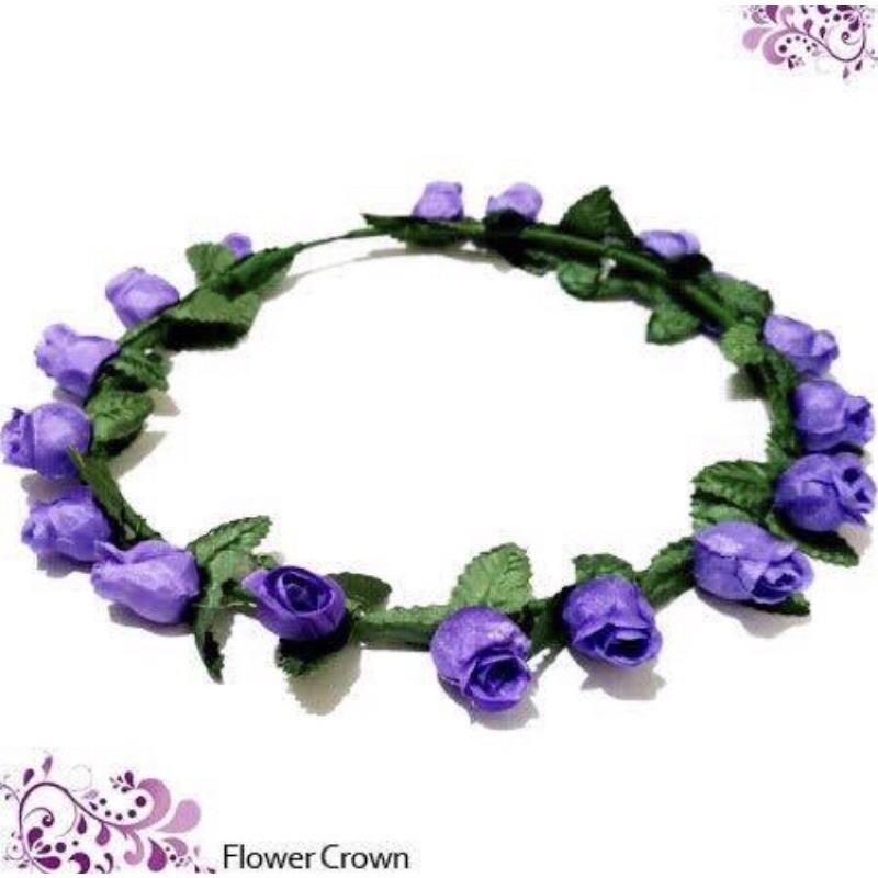 Flower crown / Mahkota Bunga / Mahkota Kuncup bunga / Mahkota Bunga Kepala