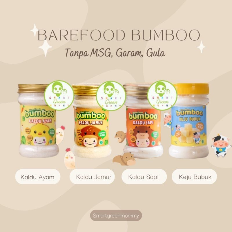 

BareFood Bumboo Kaldu Asli- BB Booster Kaldu Anak Pelengkap MPASI No MSG