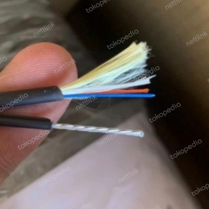 kabel 2 core fig8 1 km , kabel fo 2 core bulat fig8 1.000 meter