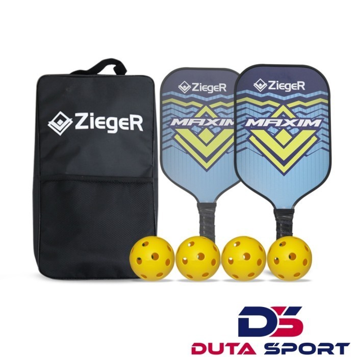 ZIEGER Raket Pickle Tas Pickleball Carbon  P16 Maxim