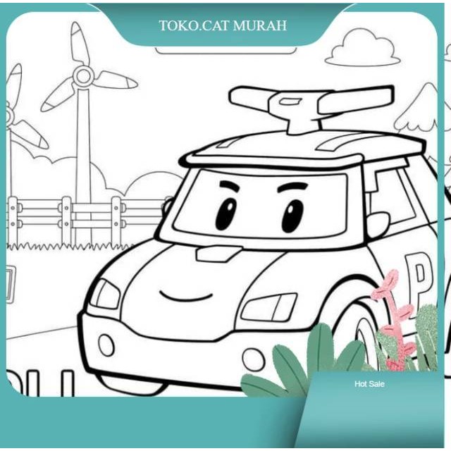 

mainan anak edukasi MEWARNAI CAT AIR SEDANG / Styrofoam /Gabus