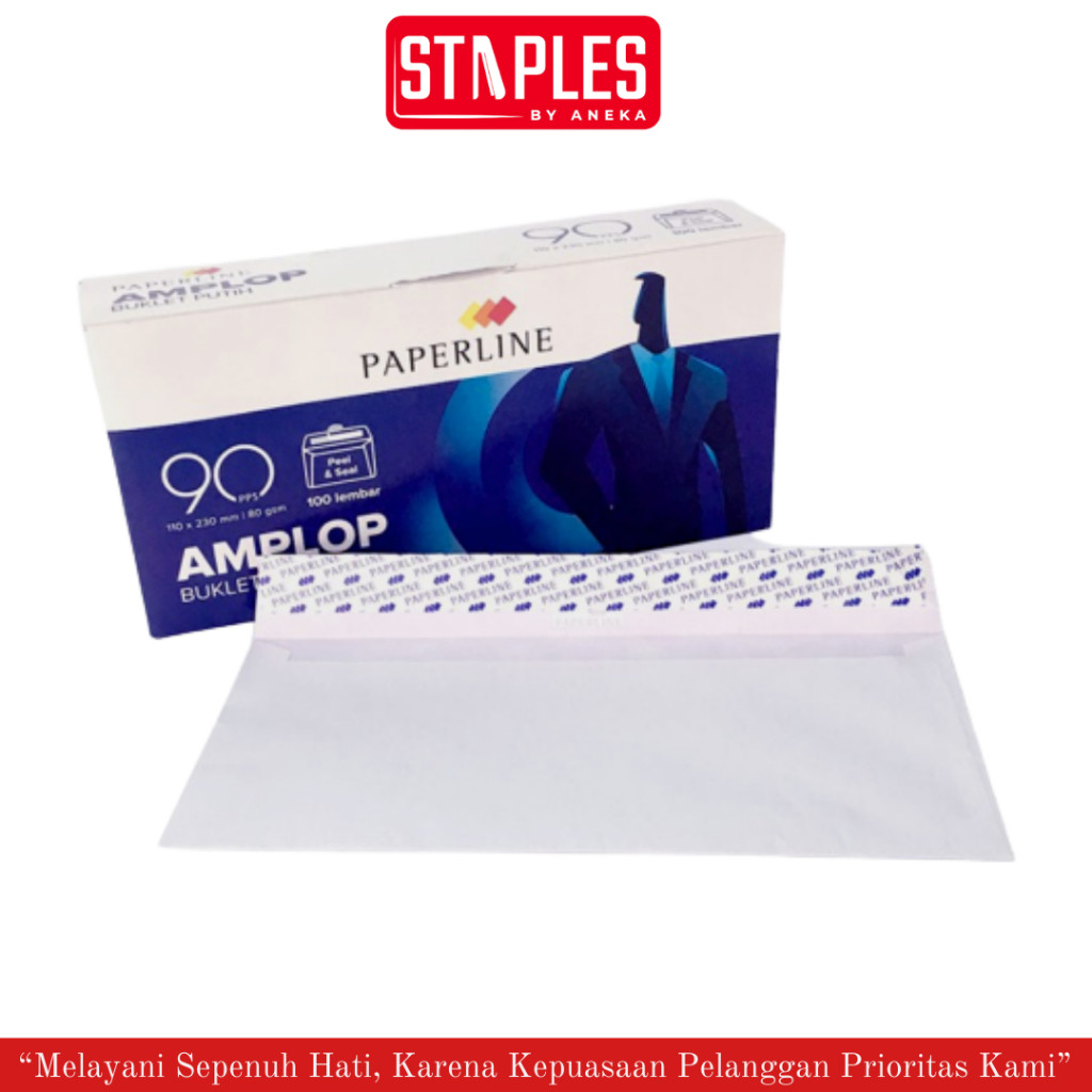 

Amplop Putih Paperline / Amplop 104 / Amplop 90 / Amplop Putih Pendek / Amplop Putih Panjang