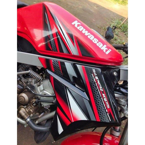 Striping Lis Sticker Standar Ori Kawasaki ninja Ss 2013 Striping NinjaSs 2013 Ninja Ss 2013 Merah