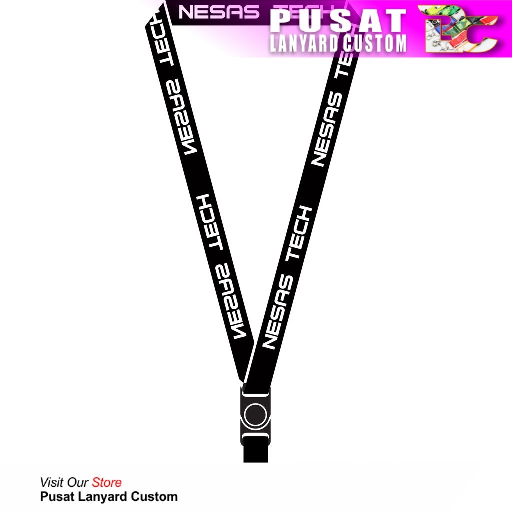 

Pusat Lanyard Custom - Jasa desain tali lanyard printing,sablon dan pembuatan id card costom