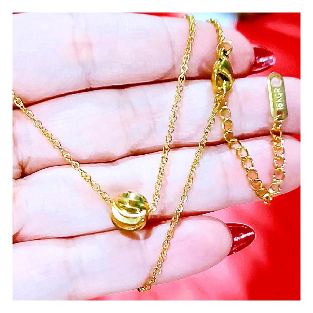 Kalung titanium BK 40cm+5cm