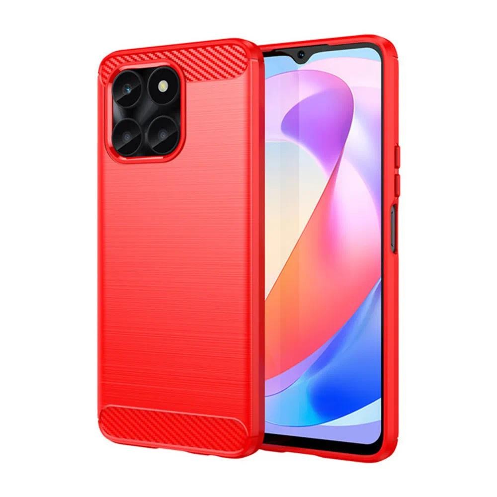 Untuk Huawei Honor X6A Huawei HonorX6A X 6A casing Penutup Telepon Tekstur Halus TPU Silikon PU Kuli