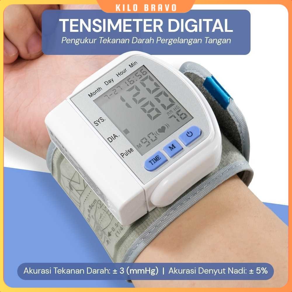 Tensimeter Digital Pengukur Tekanan Darah Wrist Monitor - CK-102S