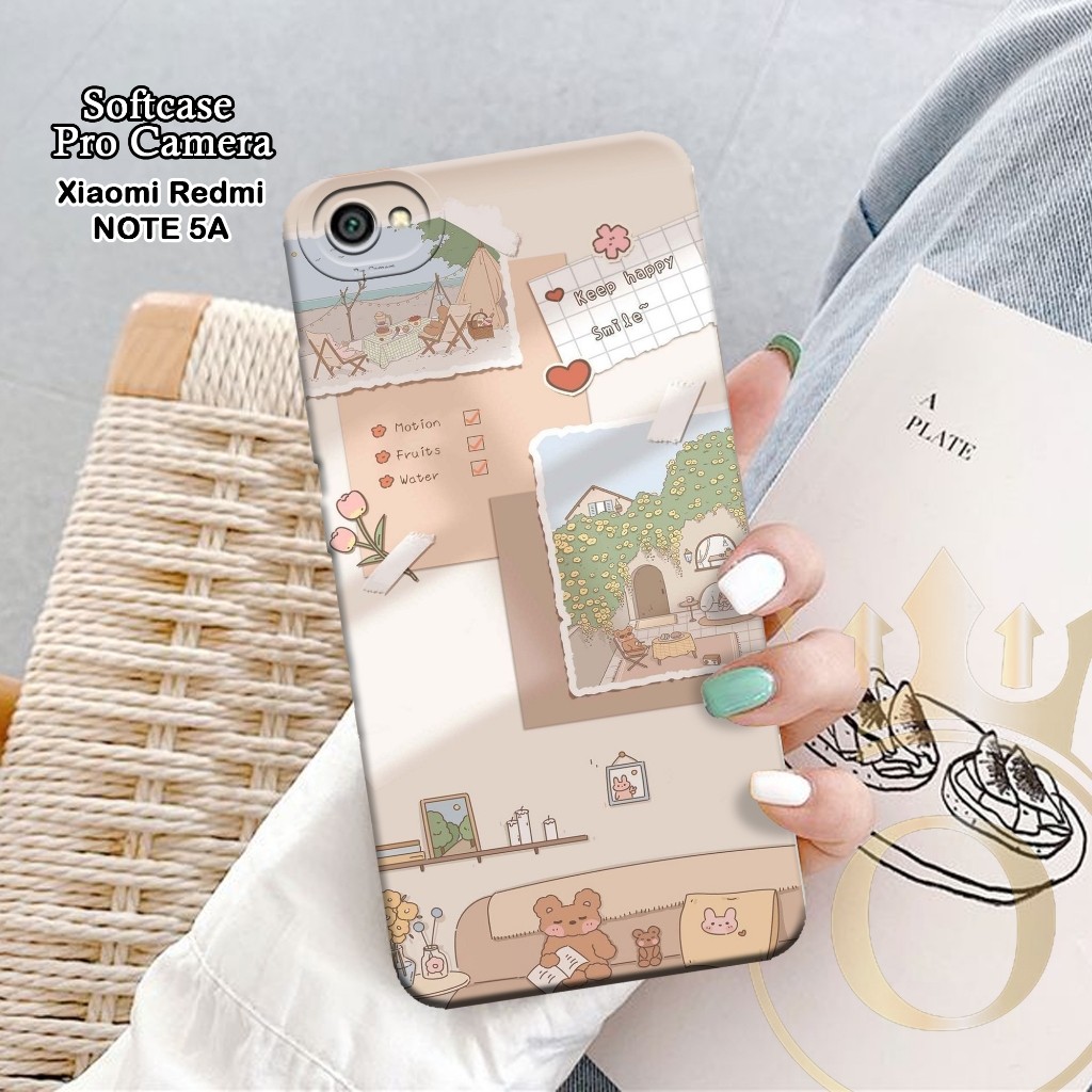 Softcase Xiaomi Redmi Note 5A - ORORA - Casing Redmi Note 5A - Motif case Aesthetic - Xiaomi - Softc