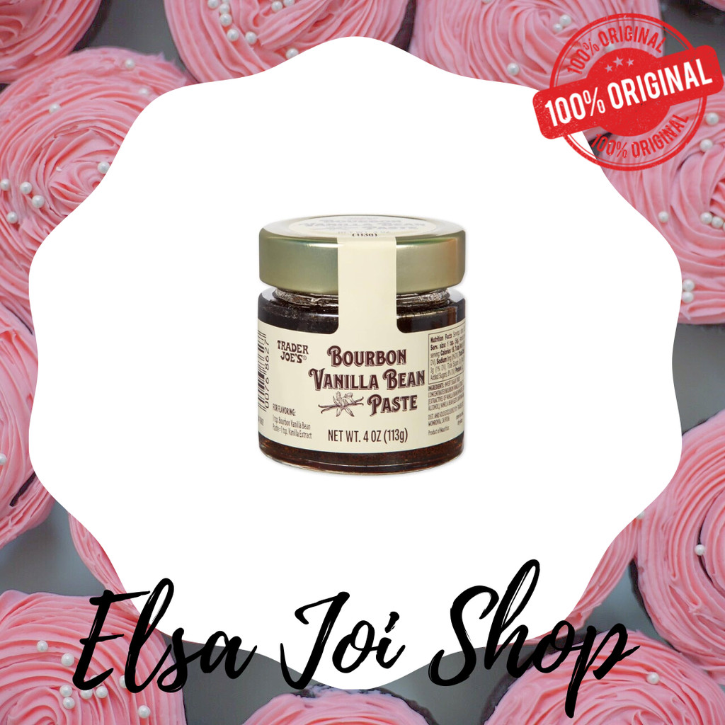 

ELSAJOISHOP - Trader Joe's Bourbon Vanilla Bean Paste - 113 Gr