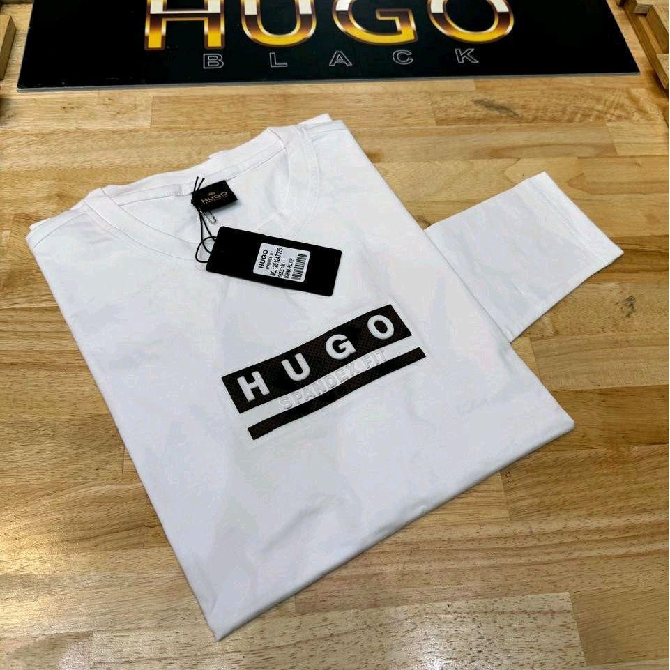 [ HUGO ]Baju Kaos Lengan Panjang Pria HG Selection   - Spandex Premium Nyaman